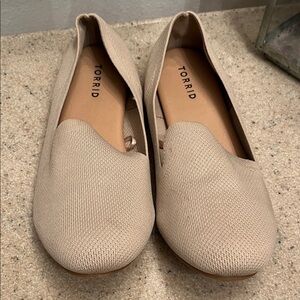 Torrid Beige Textured Flats